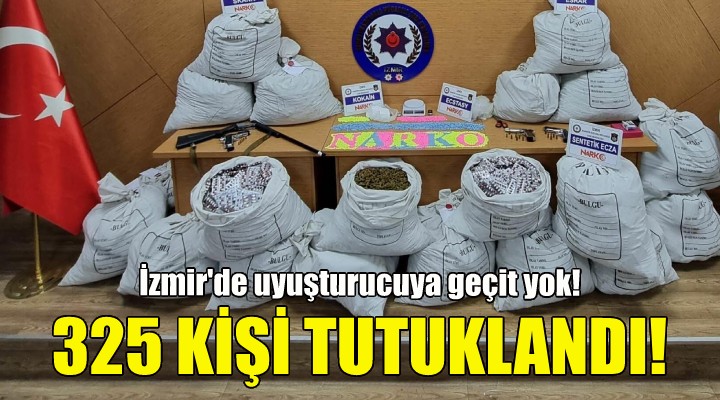 İzmir de uyuşturucuya geçit yok!