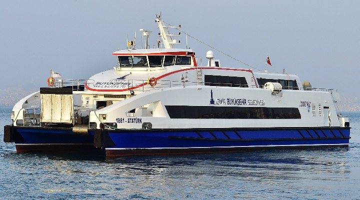İzmir de vapur seferleri iptal