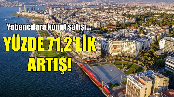 İzmir de yabancılara konut satışında büyük artış!