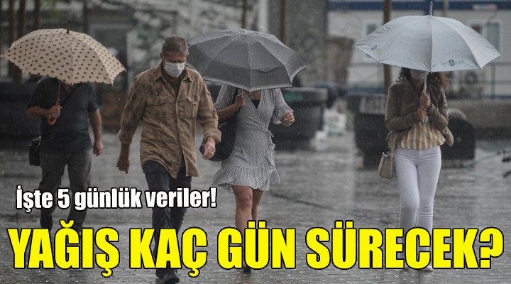 İzmir de yağış kaç gün sürecek?