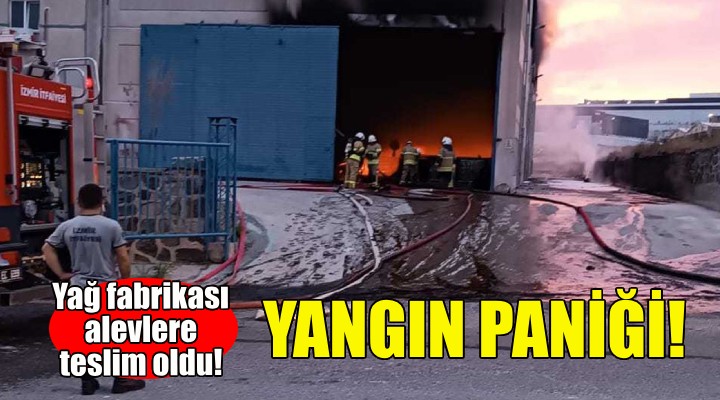 İzmir de yangın paniği!