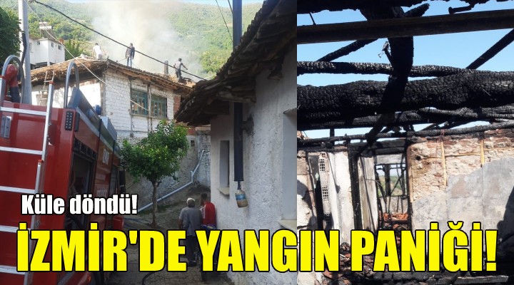 İzmir de yangın paniği!