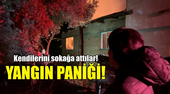 İzmir de yangın paniği!