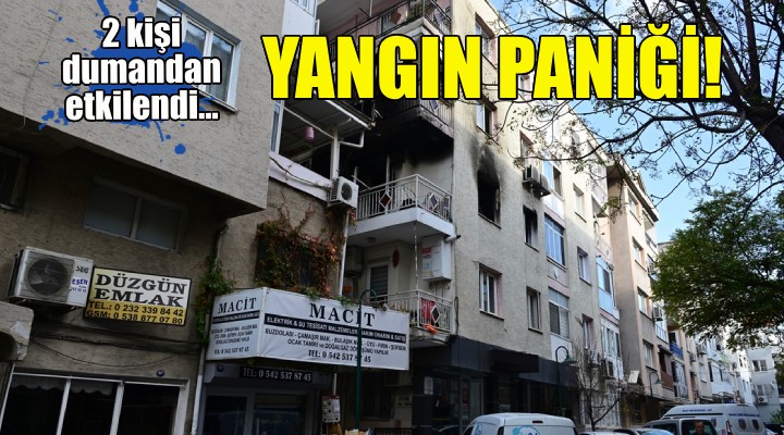 İzmir de yangın paniği!