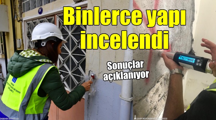 İzmir de yapı ön inceleme sonuçları açıklanıyor...