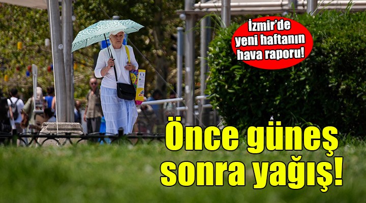 İzmir'de yeni haftanın hava raporu...