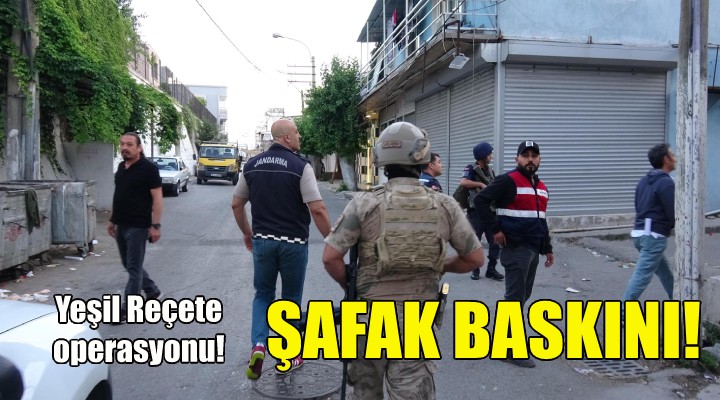 İzmir de  yeşil reçete  operasyonu!