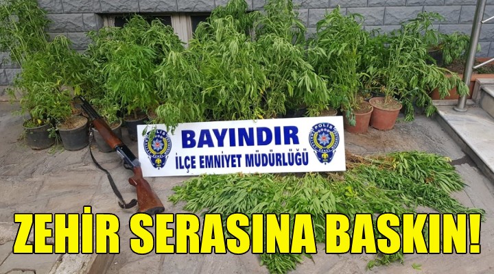 İzmir de zehir serasına baskın!