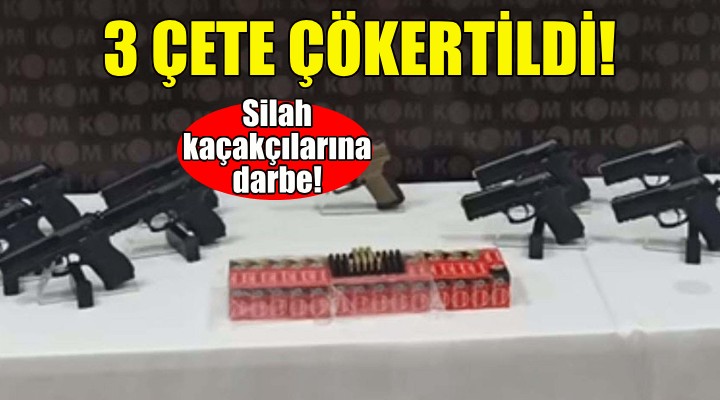 İzmir deki 3 çete çökertildi!