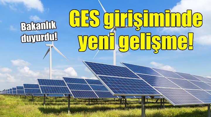İzmir deki GES girişiminde yeni gelişme!