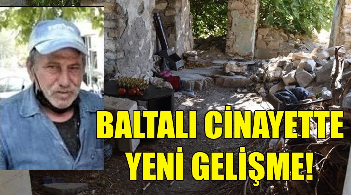 İzmir deki baltalı cinayette yeni gelişme!