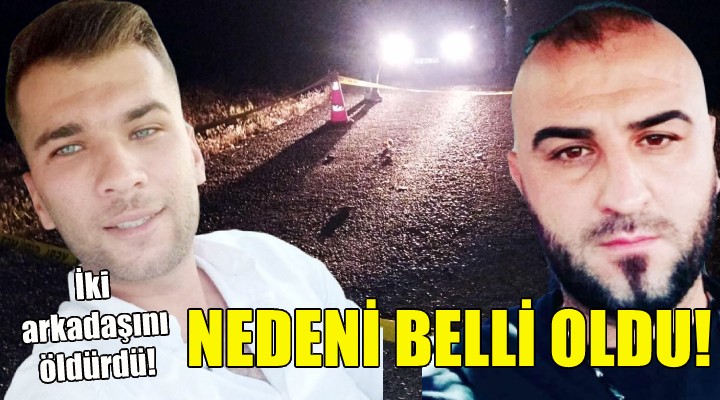 İzmir deki cinayetin nedeni belli oldu!