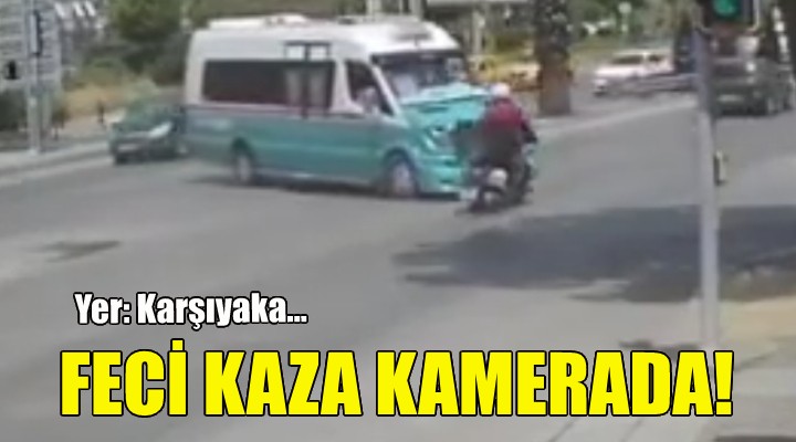 İzmir deki feci kaza kamerada!