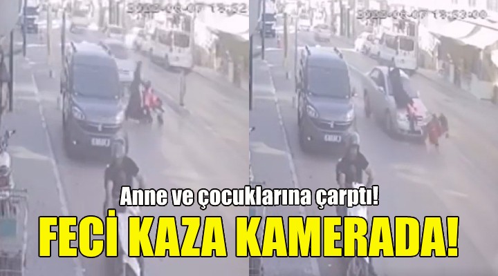 İzmir deki feci kaza kamerada!