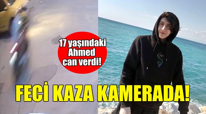 İzmir deki feci kaza kamerada!