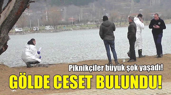 İzmir deki gölde ceset bulundu!