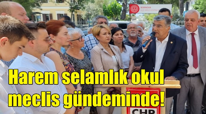 İzmir deki harem selamlık okul meclis gündeminde!