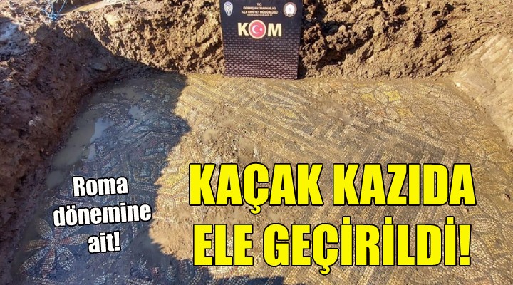 İzmir deki kaçak kazıda ele geçirildi!