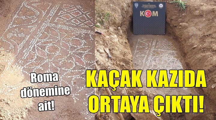 İzmir deki kaçak kazıda ortaya çıktı!