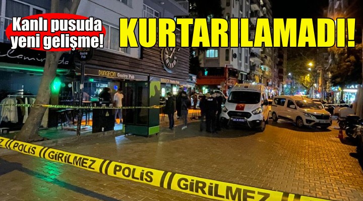 İzmir deki kanlı pusuda yeni gelişme!