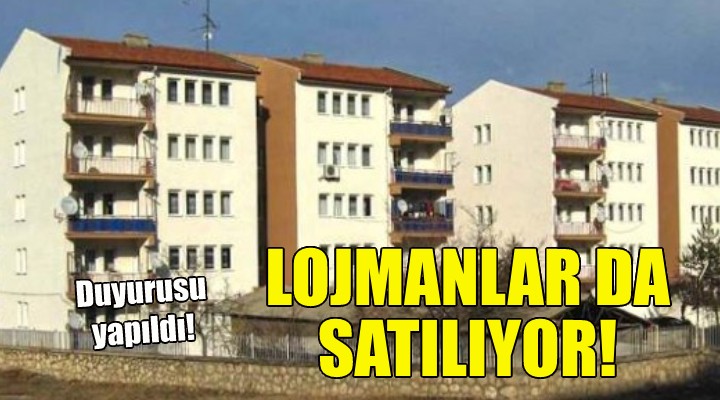 İzmir deki lojmanlar satılıyor!