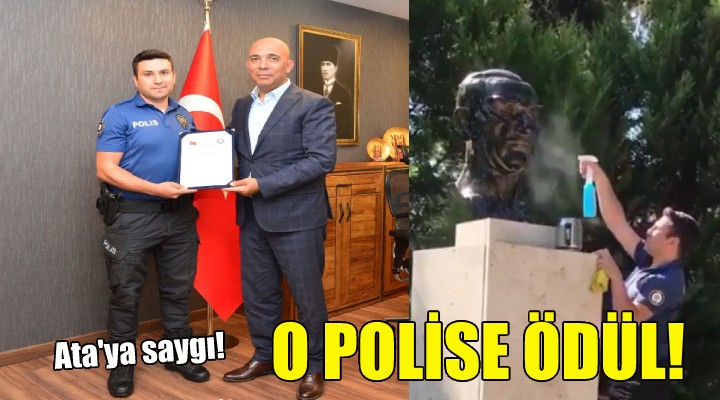 İzmir deki o polise ödül!