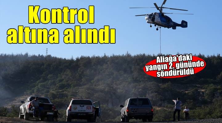İzmir deki orman yangınında 2 nci gün