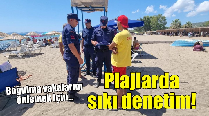 İzmir deki plajlarda sıkı denetim!