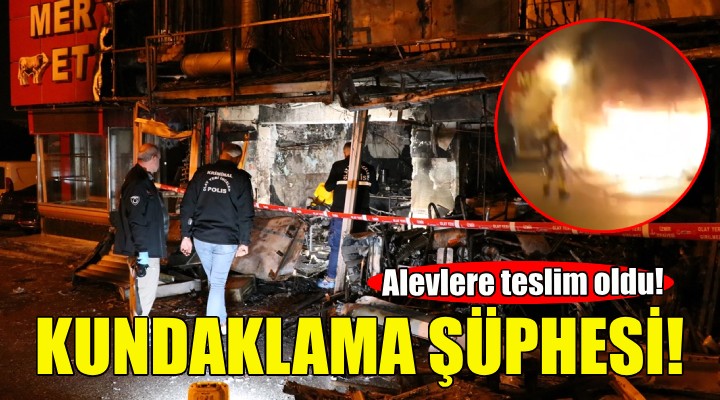 İzmir deki yangında kundaklama şüphesi!
