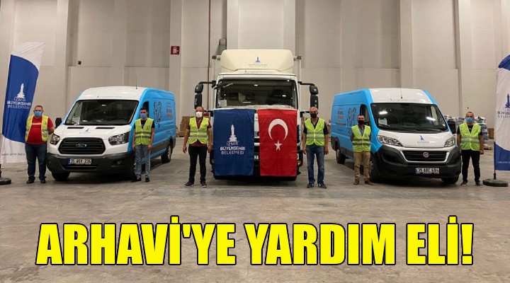 İzmir den Arhavi ye yardım eli!