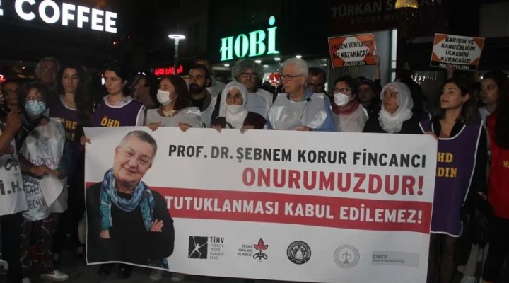 İzmir den Fincancı nın tutuklanmasına tepki