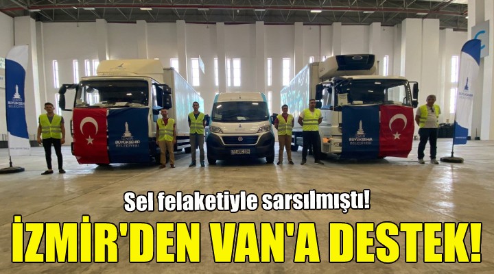 İzmir den Van a destek!