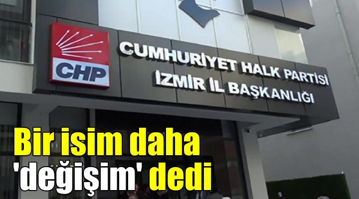 İzmir den değişime bir destek daha...