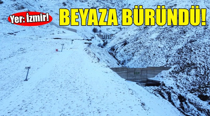 İzmir den kar manzaraları!