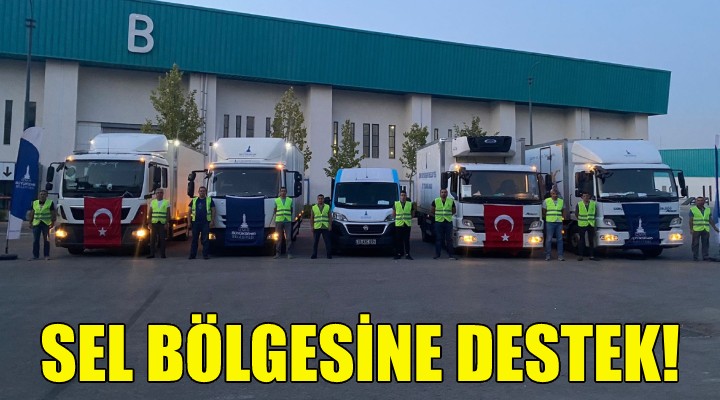 İzmir den sel bölgesine destek!