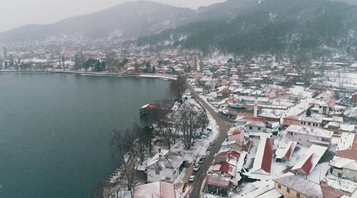 İzmir e kar yağdı!