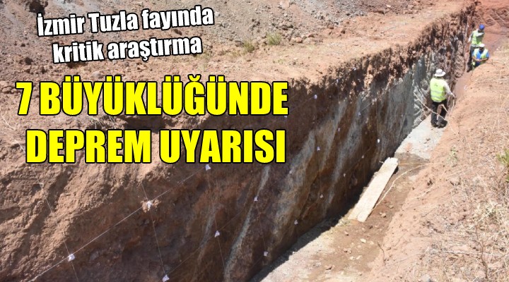 İzmir e 7 büyüklüğünde deprem uyarısı