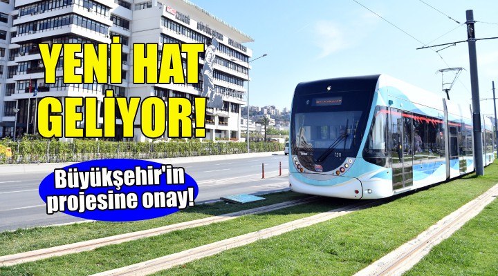 İzmir e yeni tramvay hattı... Projeye onay çıktı!
