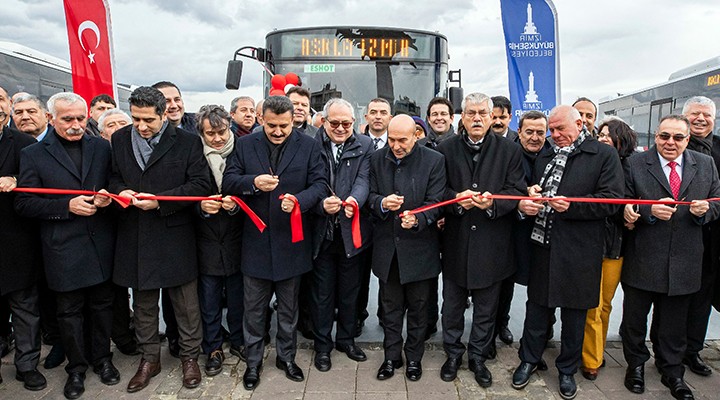 İzmir e yerli üretim 15 yeni otobüs
