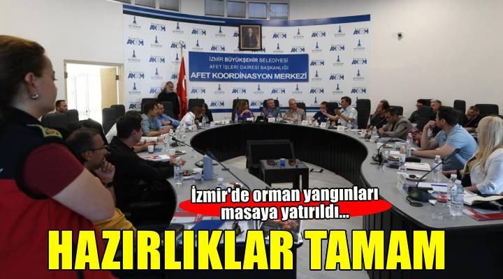 İzmir hazırlıklarını tamamlıyor