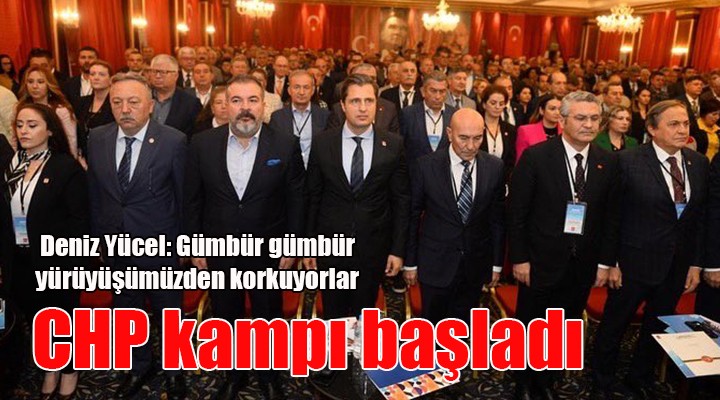 İzmir in CHP li meclis üyeleri Seferihisar da buluştu... Deniz Yücel: CHP den korkuyorlar
