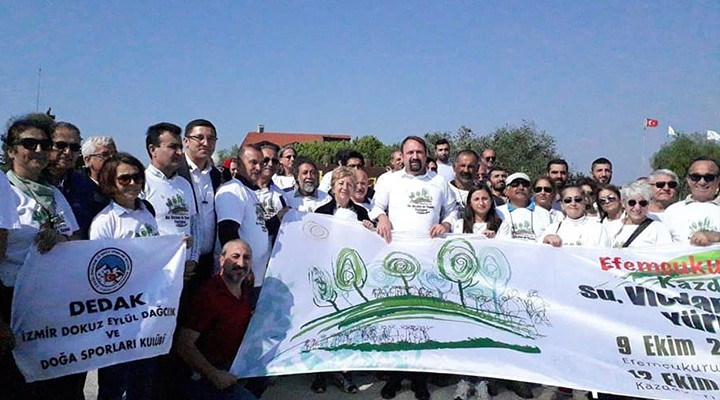 İzmir in çevrecileri yola çıktı... İlk kıvılcım Efemçukuru ndan