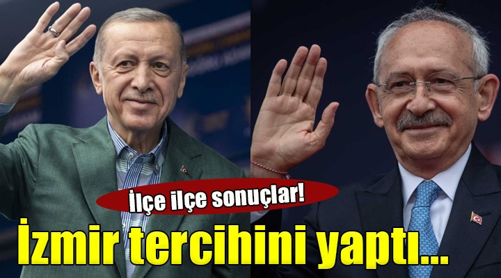 İzmir in tercihi Kılıçdaroğlu...