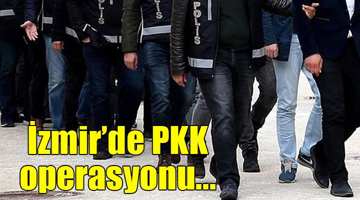 İzmir merkezli PKK operasyonu