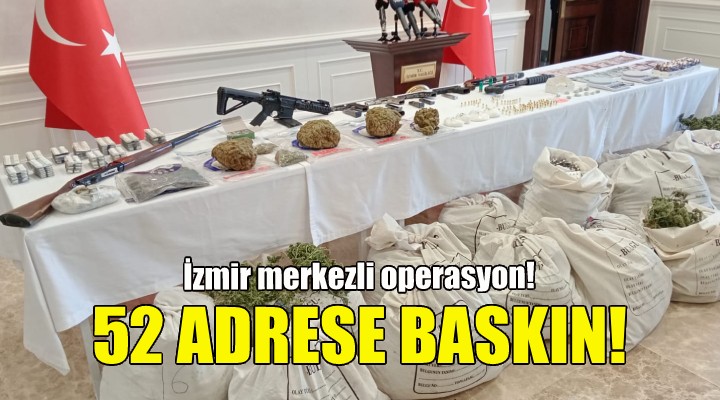 İzmir merkezli uyuşturucu operasyonu!