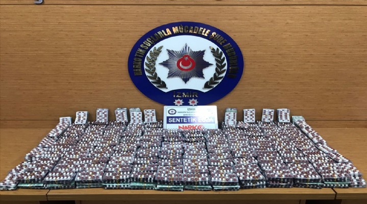 İzmir polisinden  hap  operasyonu!