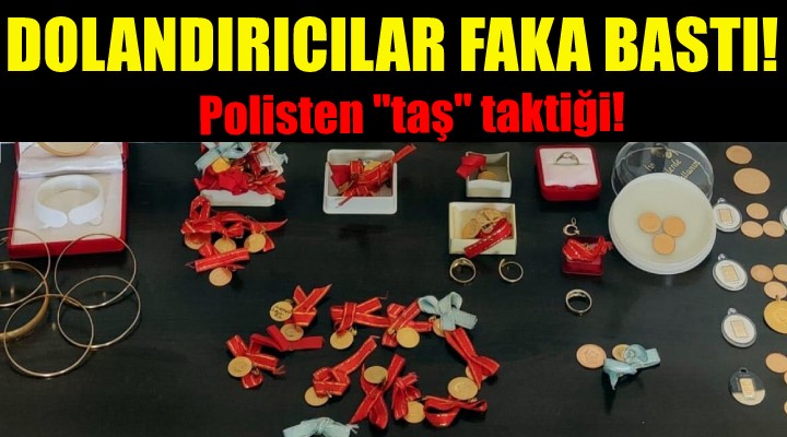 İzmir polisinden  taş  taktiği!