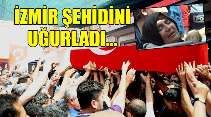 İzmir şehidini uğurladı...