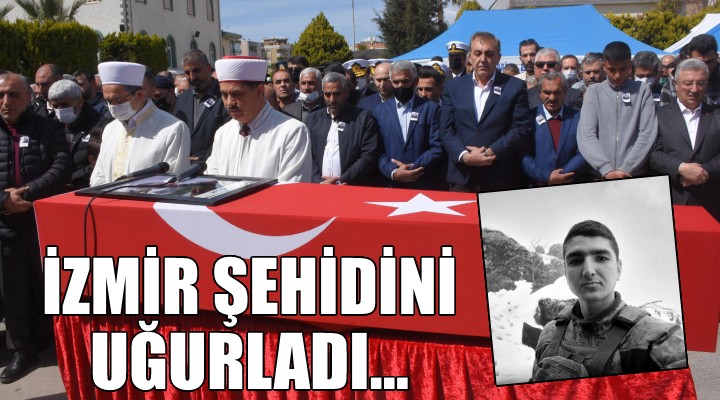 İzmir şehidini uğurladı