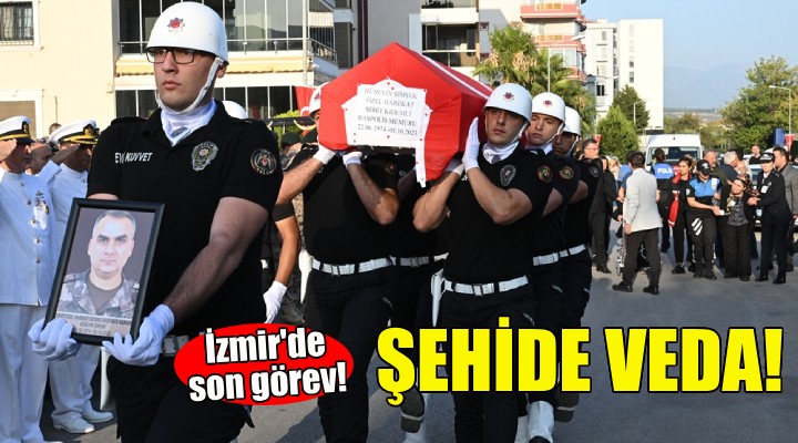 İzmir şehidini uğurladı!